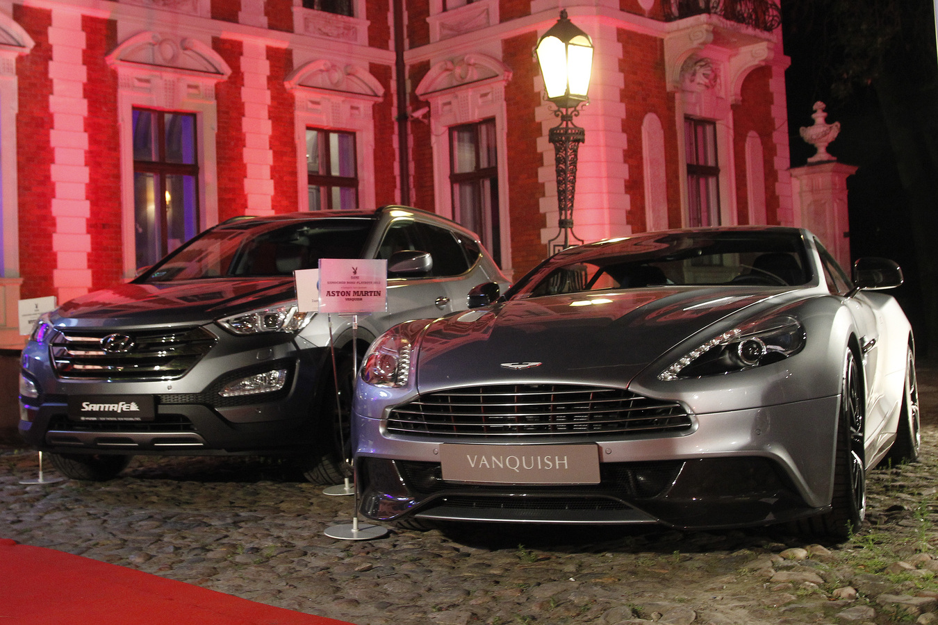 Aston martin vanquish i hyundai santa fe