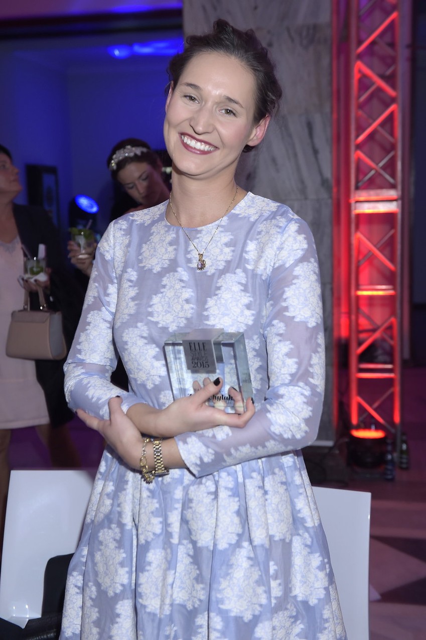 Zofia Chylak z nagrodą Elle Style Awards 2015