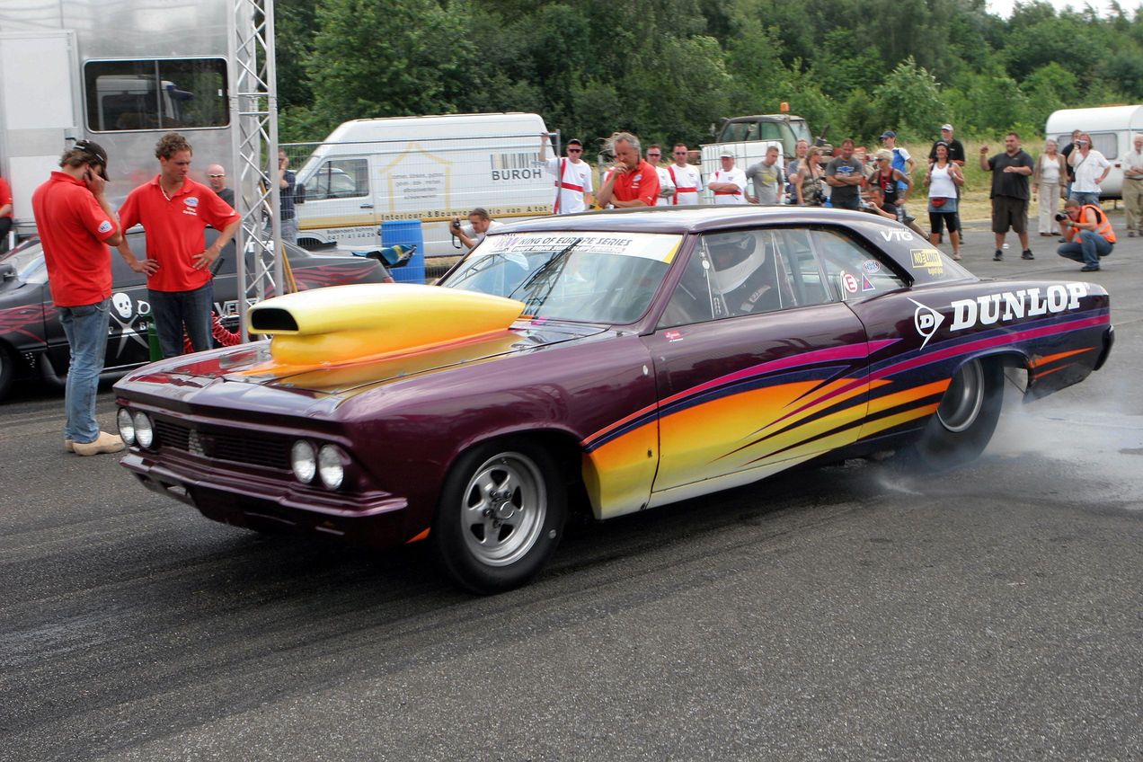 Chevy Chevelle - Mortena Carlsena - mistrz w klasie RWD Drag (aut z napędem tylnonapędowym)