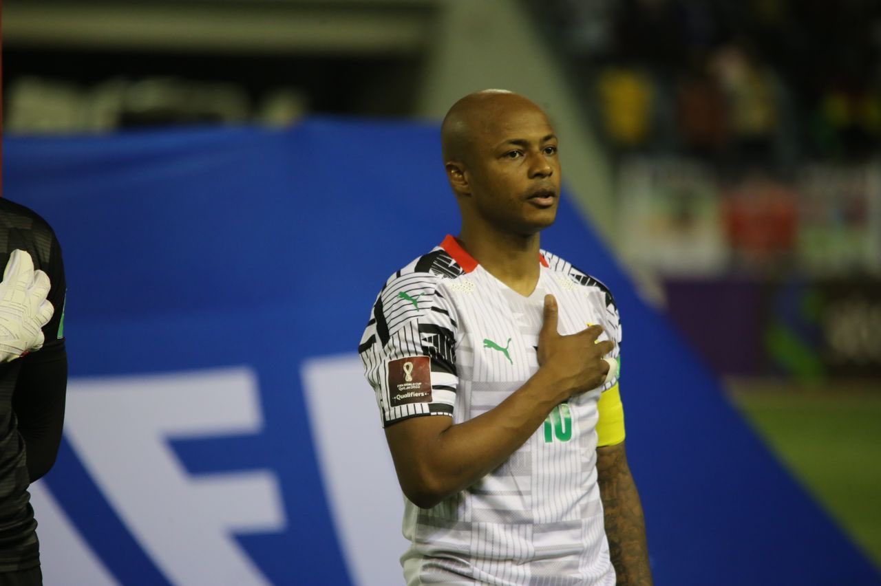 Andre Ayew scored his 10th goal at AFCON to become Ghana's leading scorer in the competition 