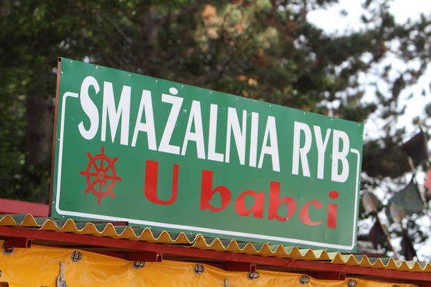 Smażalnia ryb nad Bałtykiem