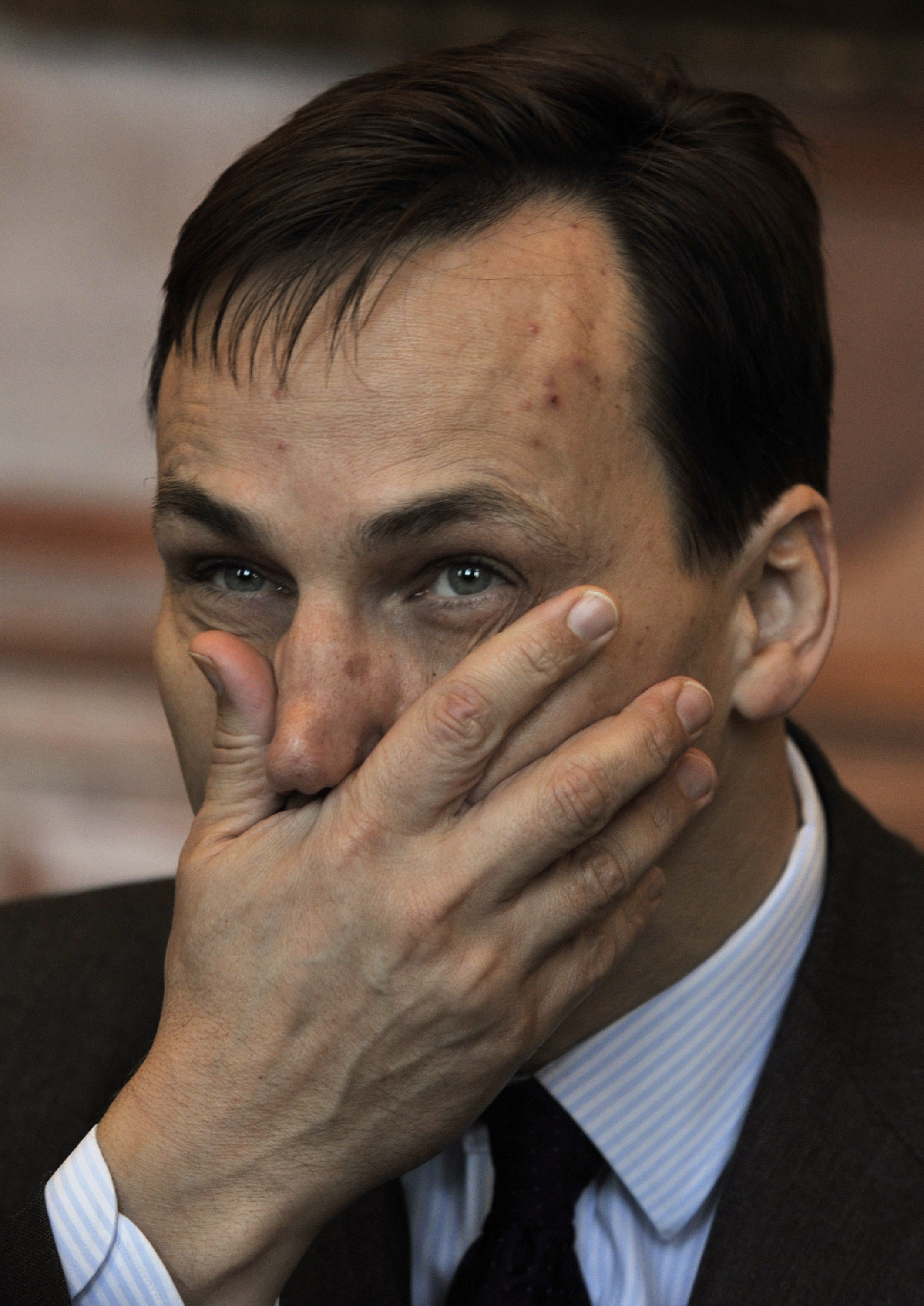 Radosław Sikorski i jego śmieszne miny