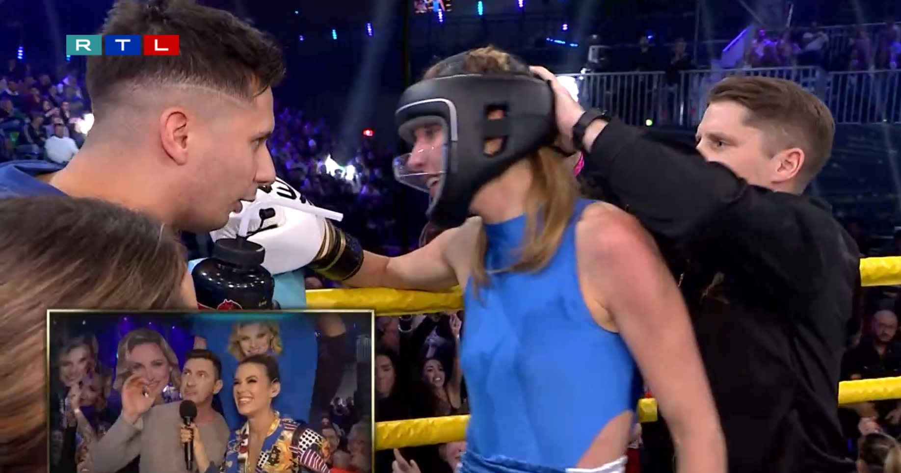 "A barátaim pontoznak" – Dobos Evelin párja különös megjegyzést tett a meccs előtt: félreértés lett a vége – videó