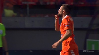 Bruk-Bet - Arka (1:1): Arcyważny gol tuż przed przerwą! Śpiączka pognał na bramkę rywala i kapitalnie wykończył swój rajd