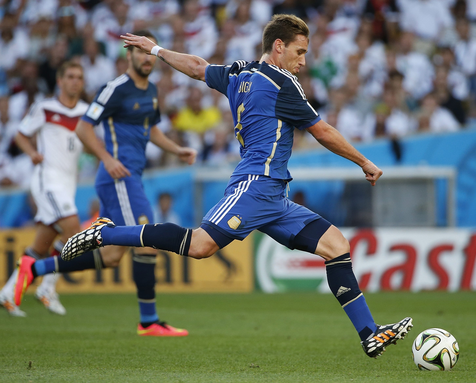 Piłkarz reprezentacji Argentyny Lucas Biglia