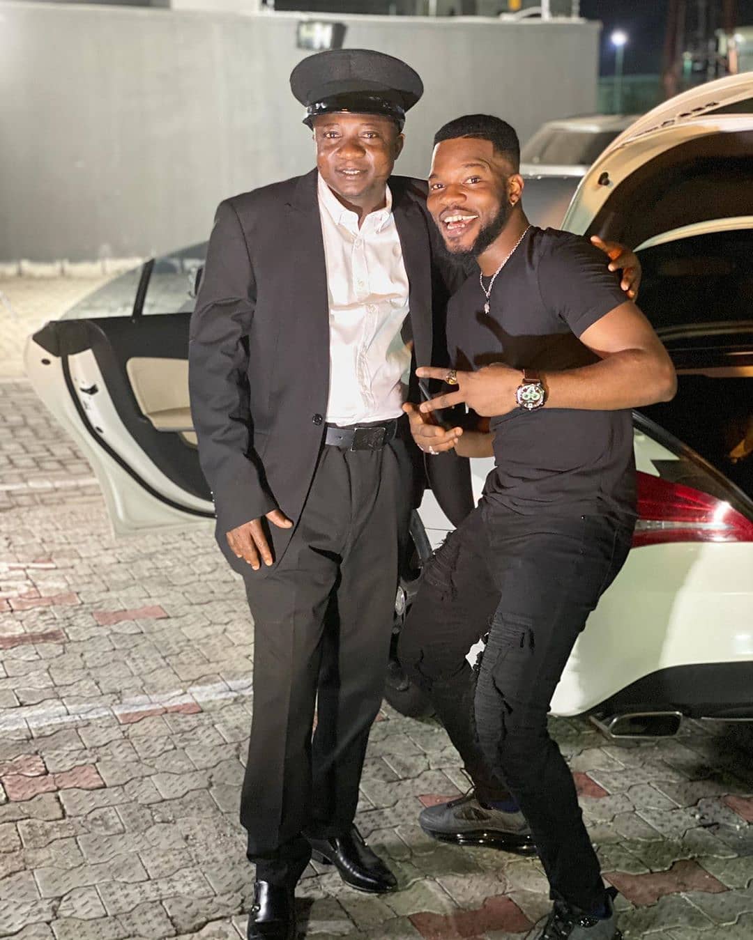 Sanyeri and Broda Shaggi on the set of 'Fate of Alakada: The Party Planner'. [Instagram/Fateof Alakada]