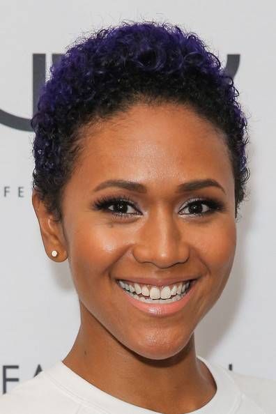 4 low-cut hairstyles for women 2 Dye and curl {pinterest}