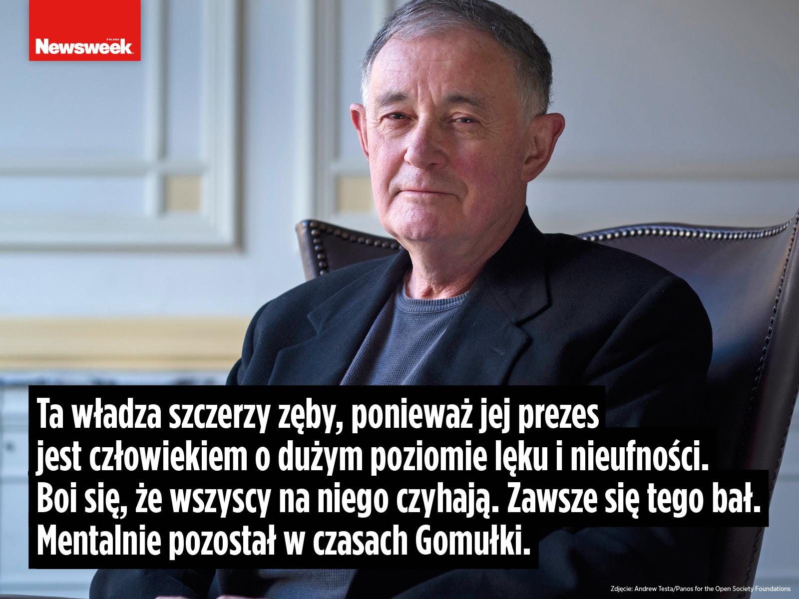 Prof. Wiktor Osiatyński dla „Newsweeka”