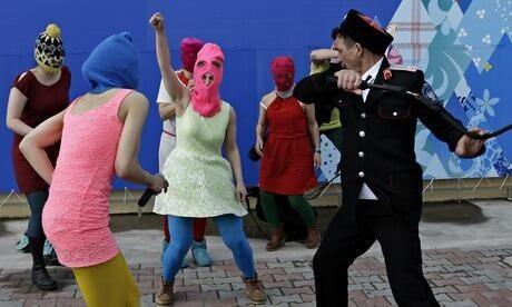 Pussy Riot zaatakowane w Soczi