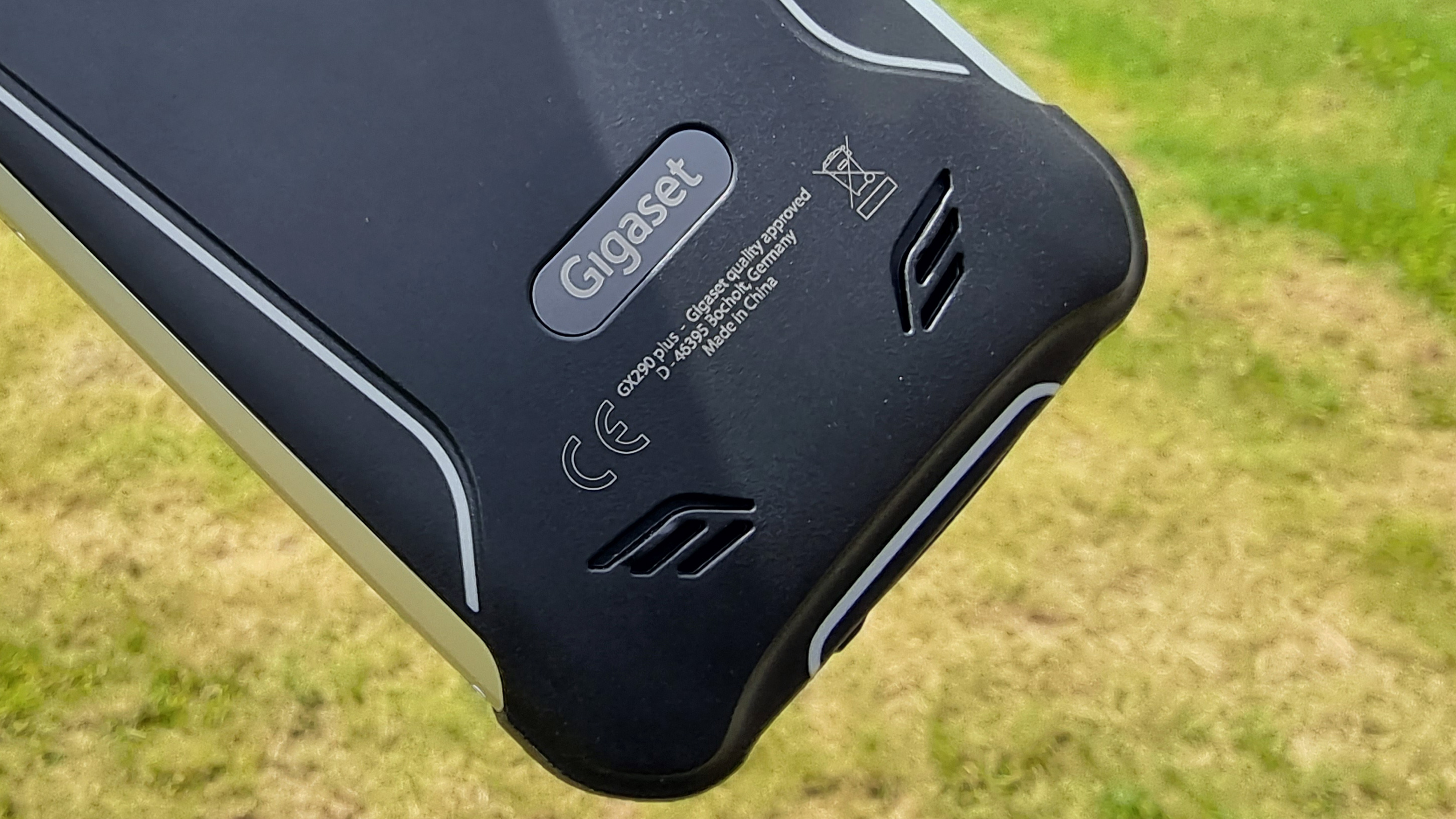 Caseroxx Borsa Outdoor Per Gigaset GX290 / GX290 Plus | Custodia In Vera Pelle Azzurra Con Clip