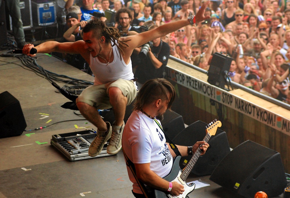 Kamil Bednarek na 19. Przystanku Woodstock