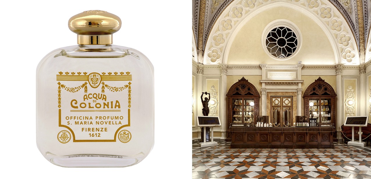 Zapach Classica Aqua di Cologna i miejsce, w którym powstał: L'officina profumo farmacia Santa Maria Novella
