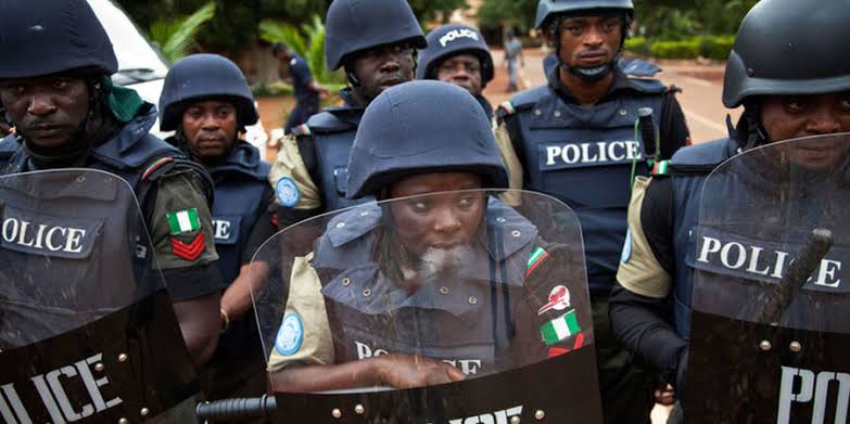 Men of the Nigeria Police Force (The Sun)