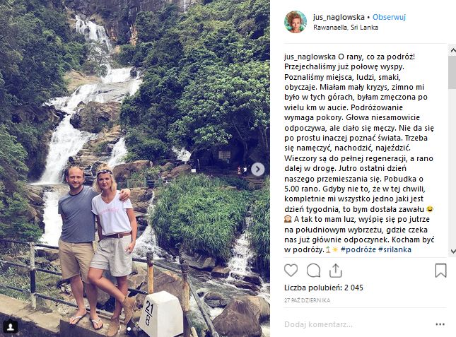 Szyc i Nagłowska część urlopu przeznaczyli na odpoczynek, a część na zwiedzanie: