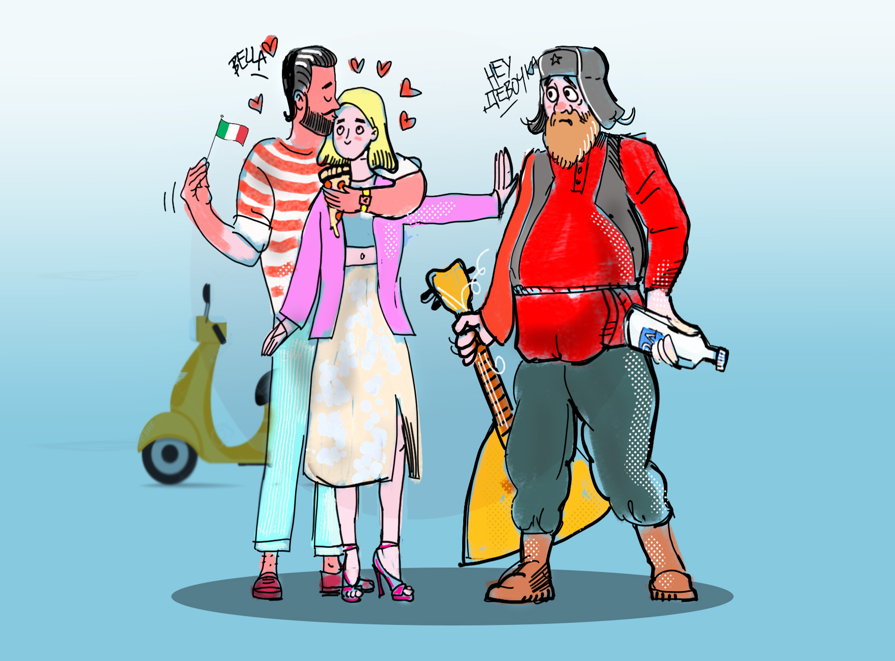 Amore mio, tovarisi konyec! Bírjuk az olaszokat, de az oroszokat nem nagyon egy friss kutatás szerint