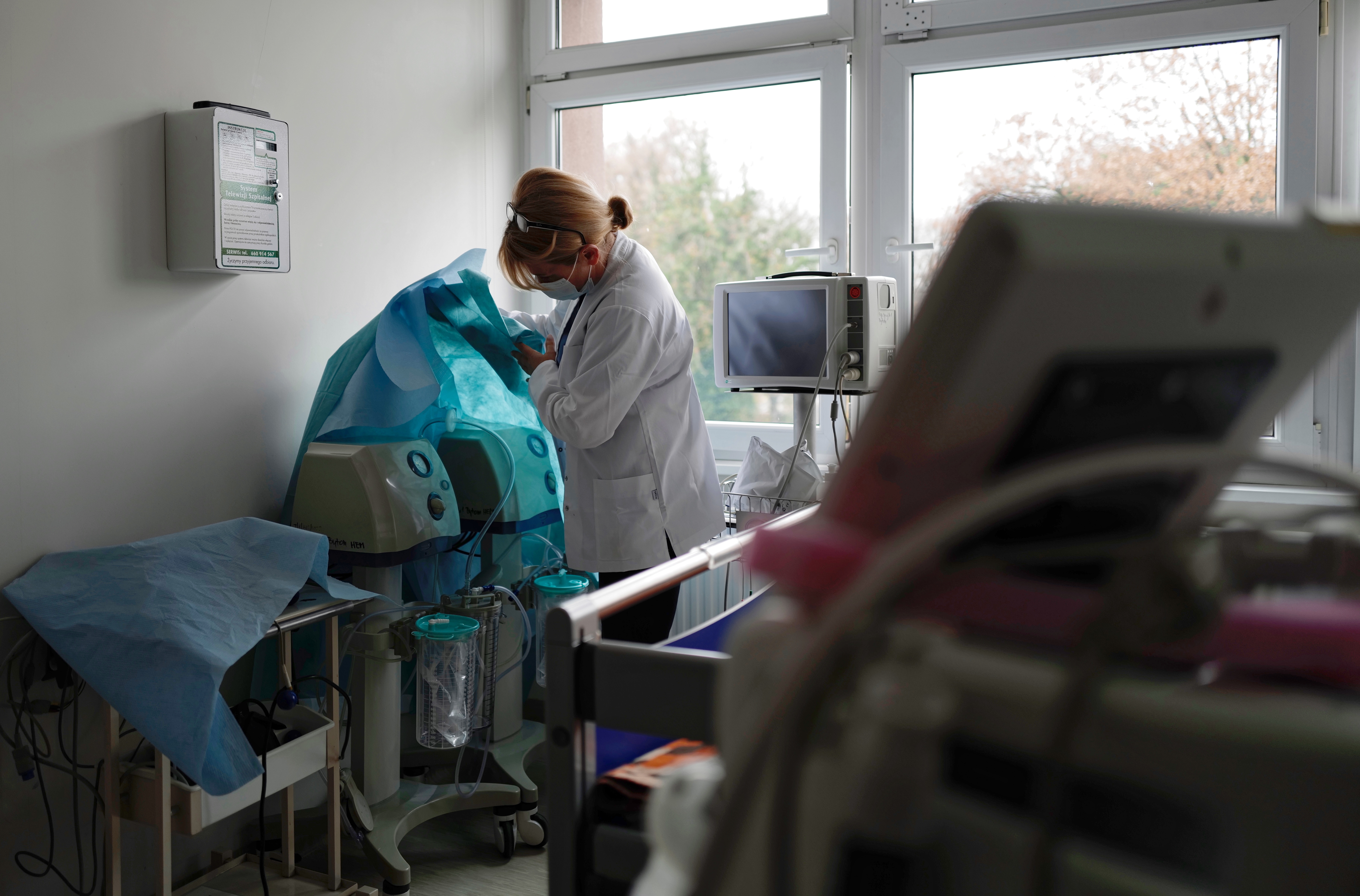Nowy oddział dla pacjentów z COVID-19 powstaje w budynku Szpitala Specjalistycznego nr 1 przy ul. Żeromskiego 7 w Bytomiu