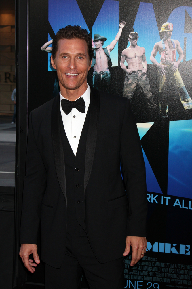 McConaughey na premierze filmu