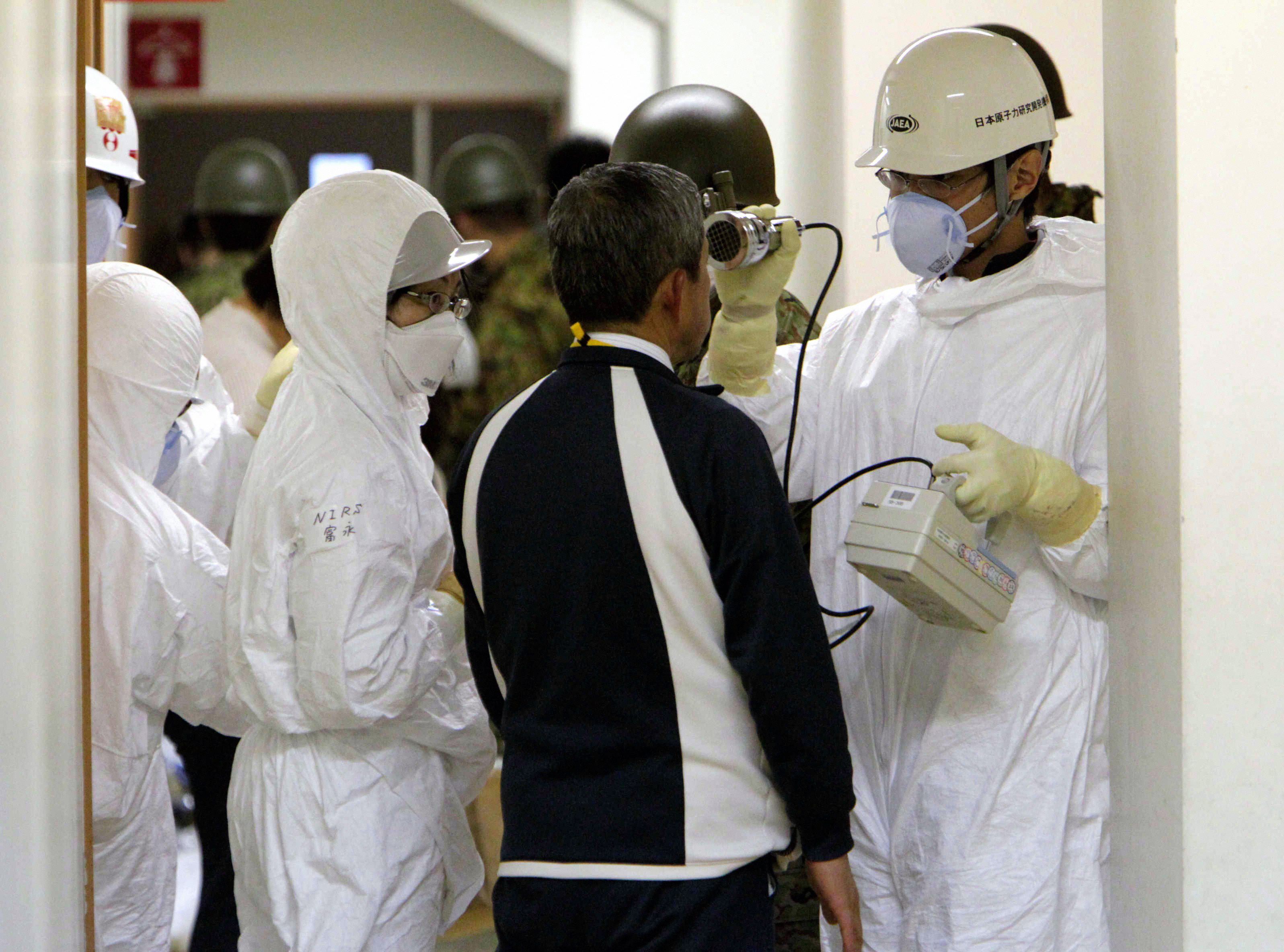 Badania lekarskie mieszkańców wioski Kawamata w prefekturze Fukushima