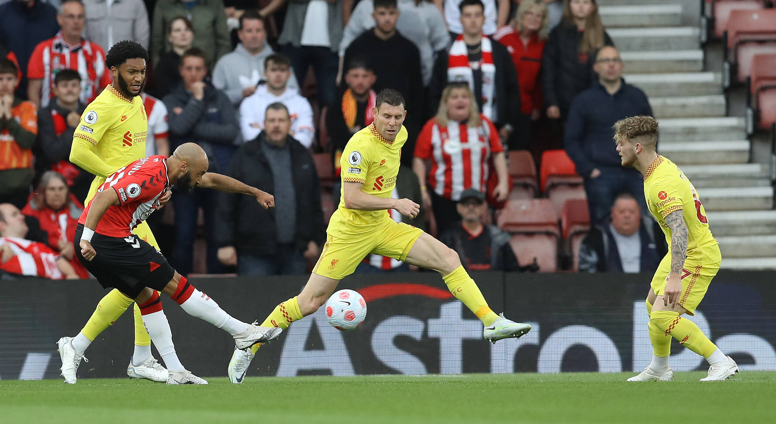 Nathan Redmond fires Southampton into the lead