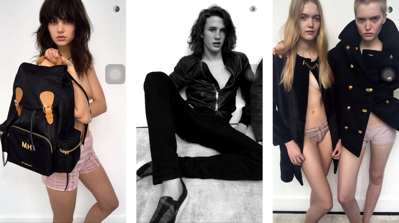 Kampania Burberry na Snapchacie