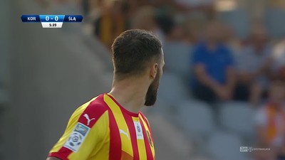 Korona - Śląsk (0:0): niezdecydowanie obrońców mogło się zakończyć dla Śląska tragicznie, Janjić nie wykorzystał okazji
