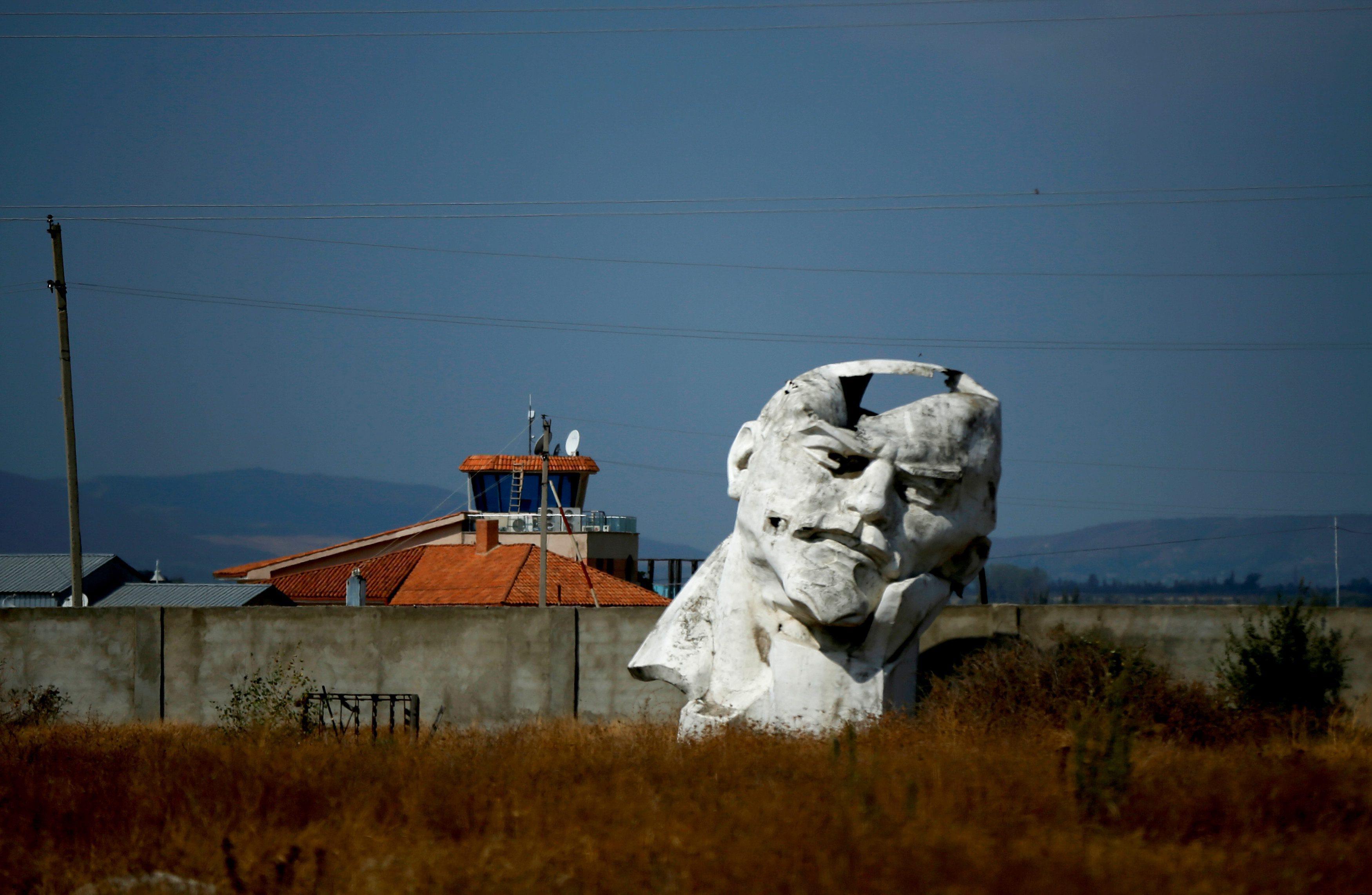 The Wider Image: Monuments of Lenin 100 years after Russian Revolution