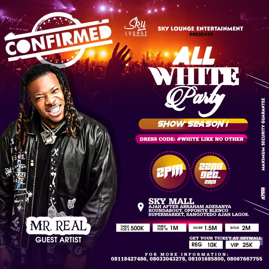 All White Party 2019 - Sky Lounge Entertainment