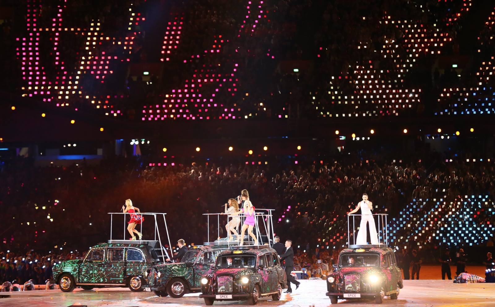 Spice Girls na uroczystym zakończeniu Olimpiady w Londynie