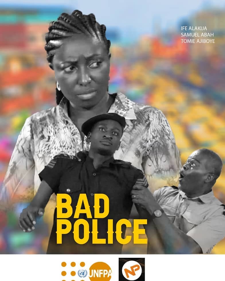 Stephanie Okereke-Linus' short film 'Bad Police' [Instagram/@being_tomie]