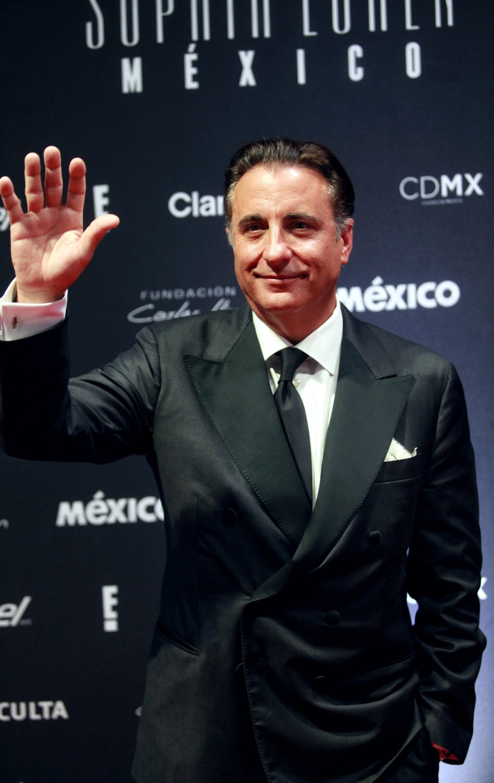 Andy Garcia na 80-tych urodzinach Sophii Loren