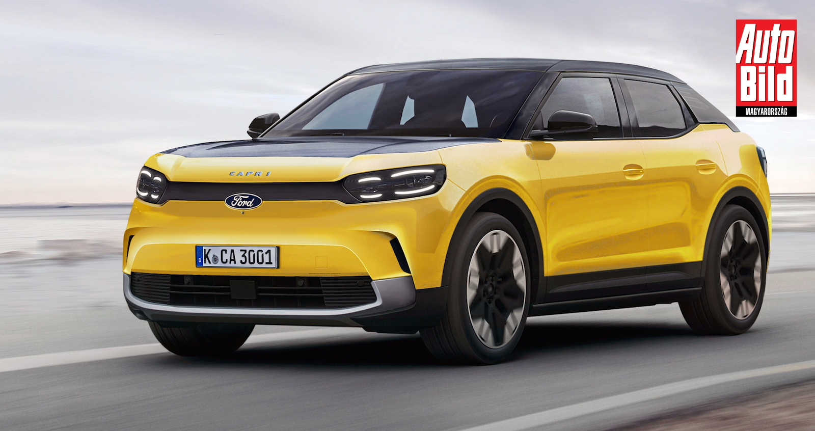 Elektromos meghajtással tér vissza az ikon? Ilyen lehet a Ford Capri, mint E-SUV