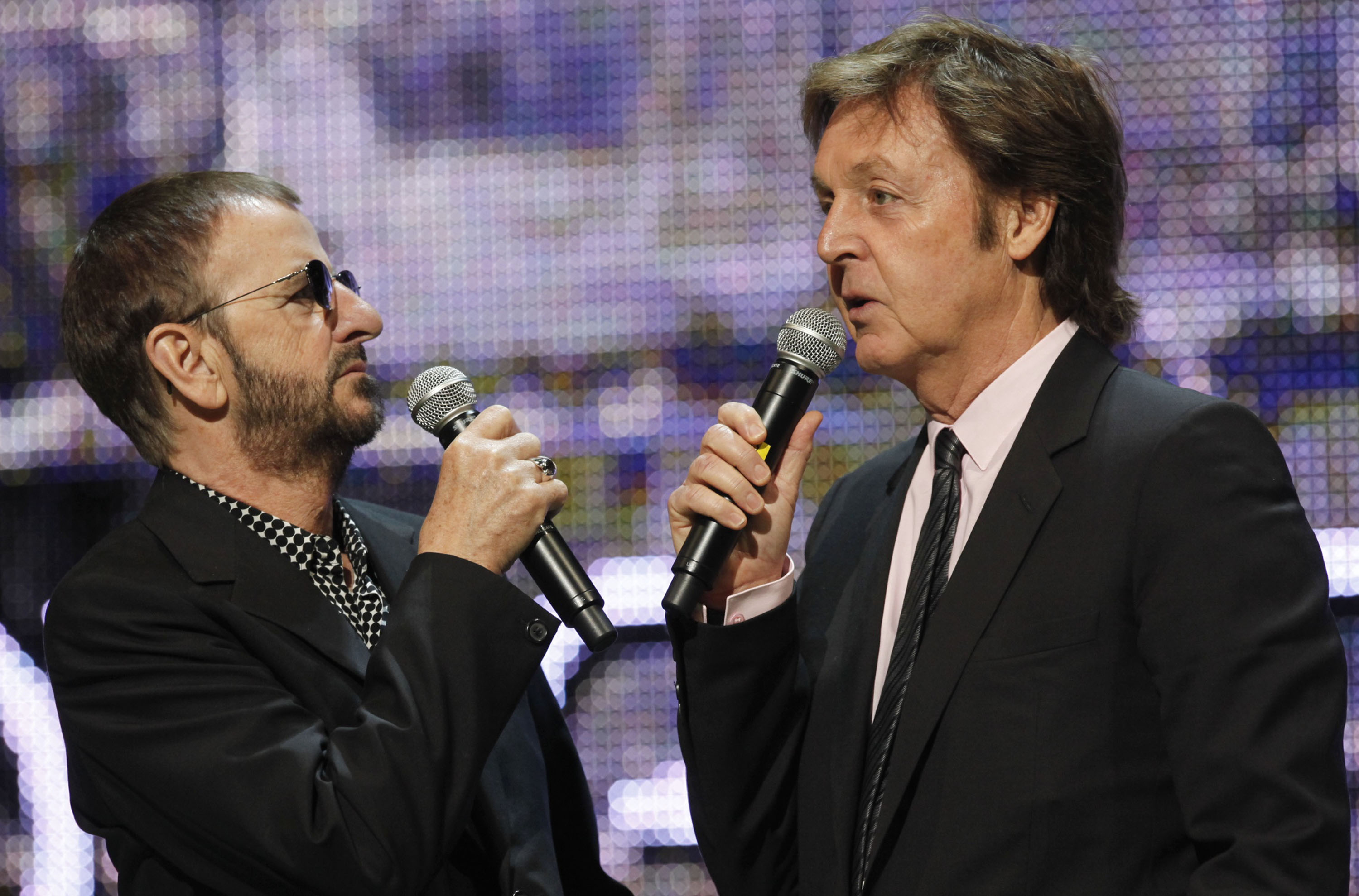 Ringo Starr i Paul McCartney w 2009 roku
