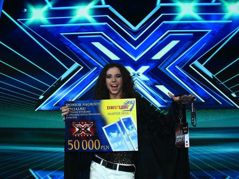 Michał Szpak z nagrodą za drugie miejsce