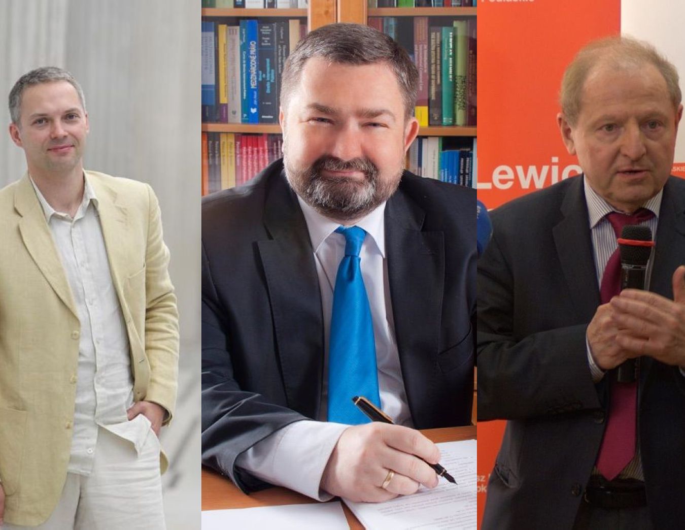 Jacek Żalek, Karol Karski, Tadeusz Iwiński -