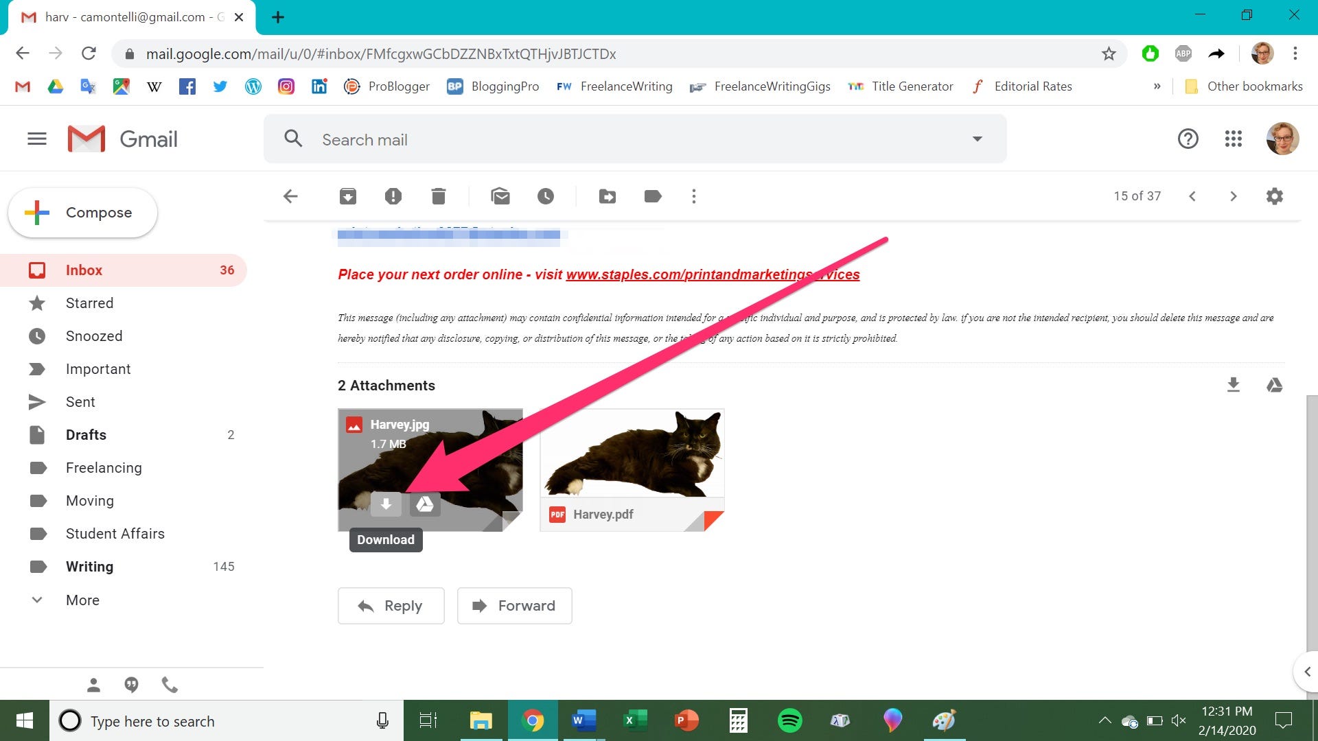 How to download an email, thread, or attachment from Gmail