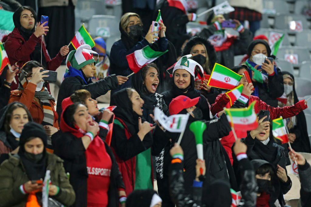 Women attend Iran-Iraq match in Tehran stadium