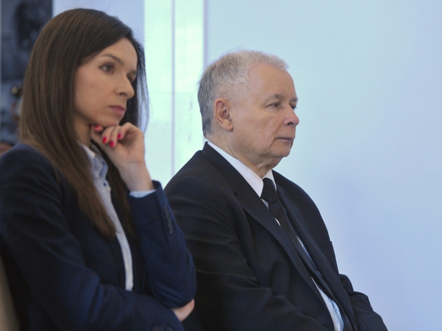 Marta i Jarosław Kaczyńscy