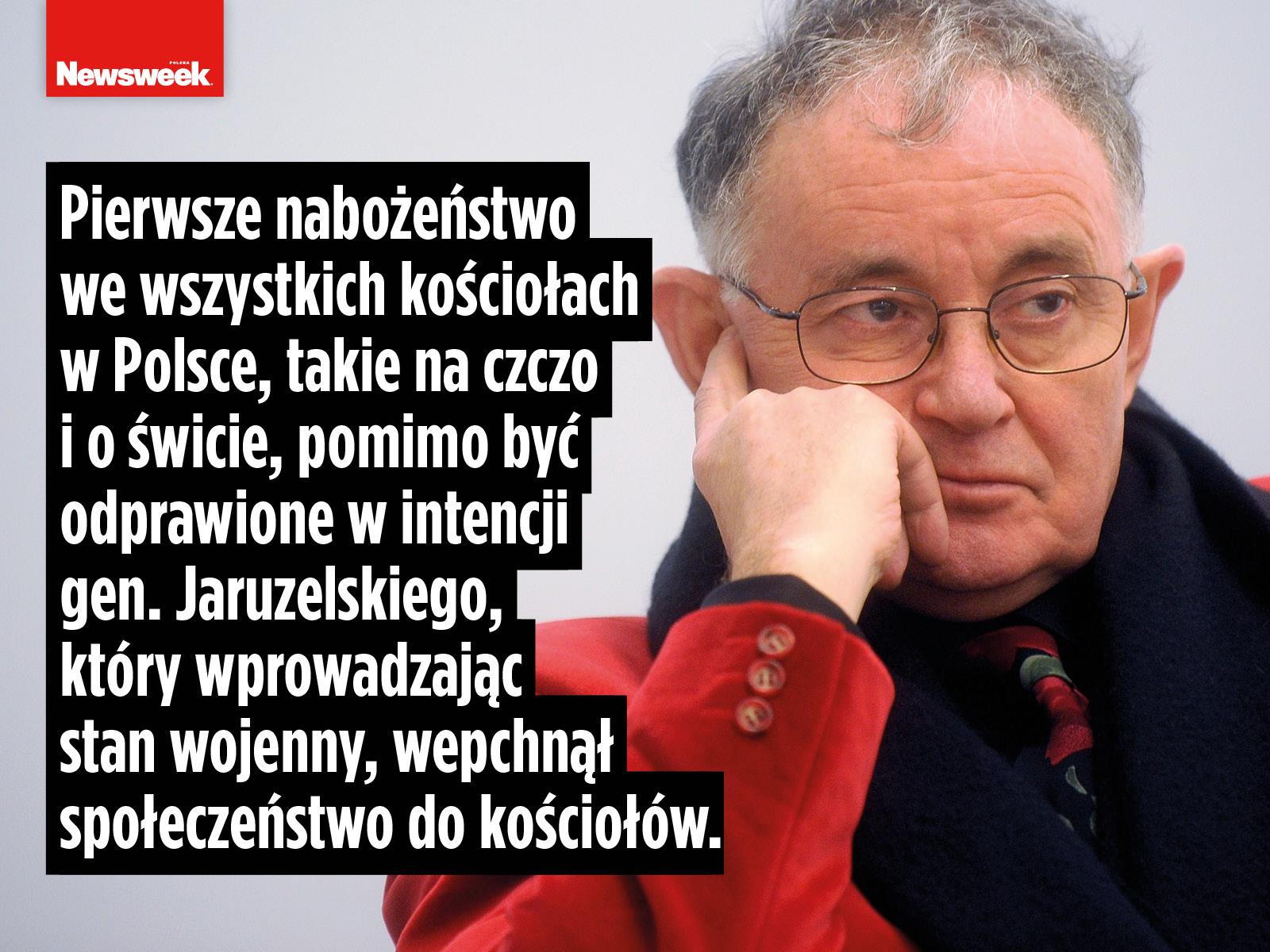 Prof. Wiktor Osiatyński dla „Newsweeka”