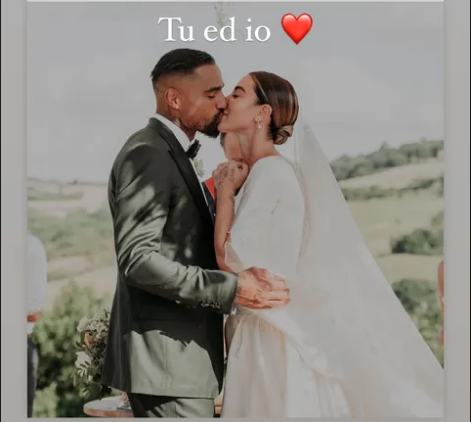 Kevin-Prince Boateng weds Italian model Valentina Fradegrada in colourful ceremony