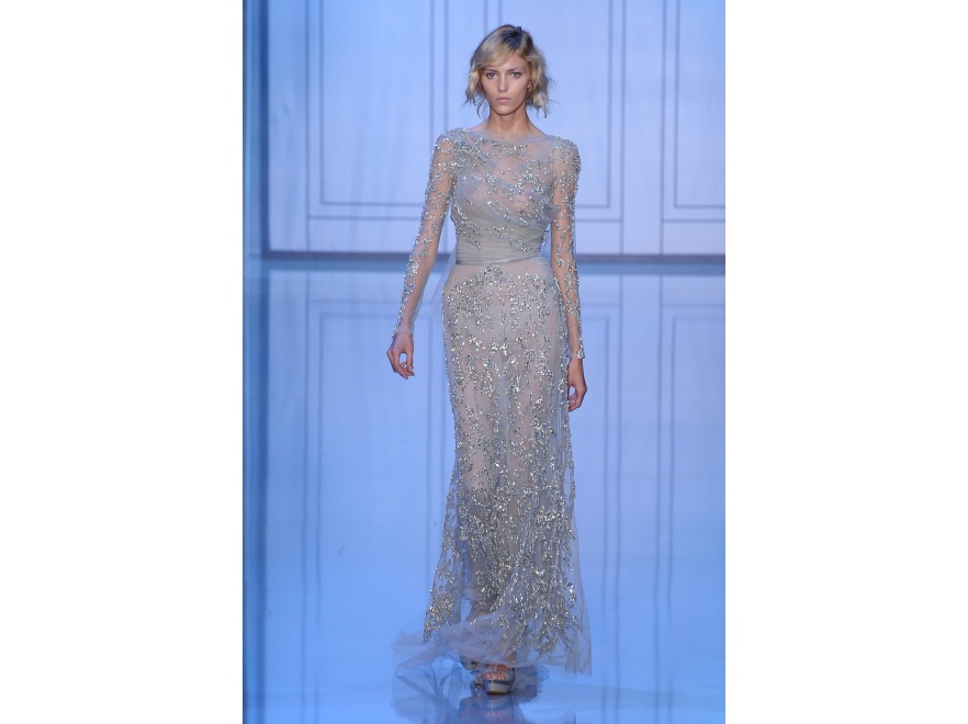 Paris Fashion Week - suknie Ellie Saaba z kolekcji Haute couture.
