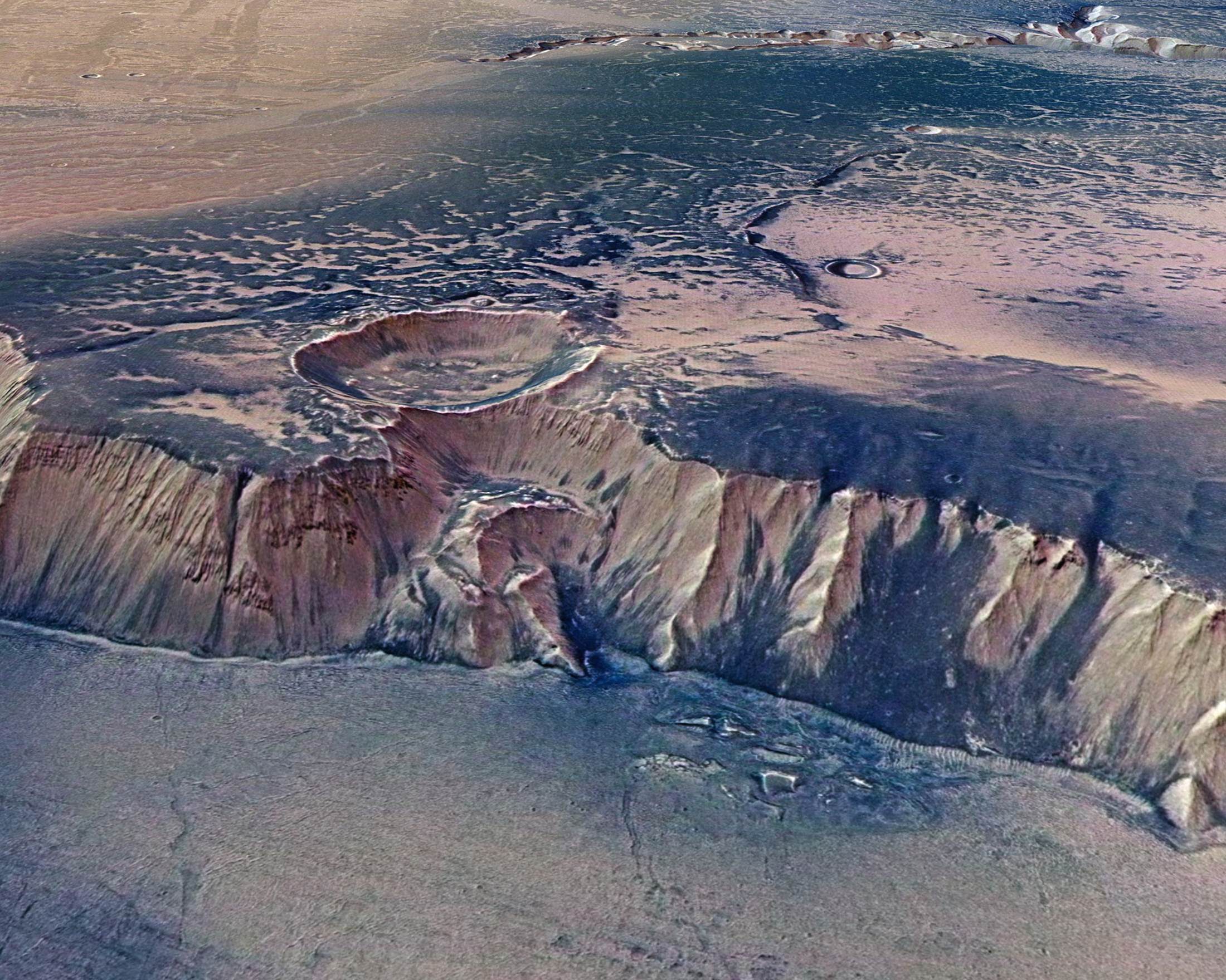 Kasei Valles to gigantyczny system kanałów odpływowych