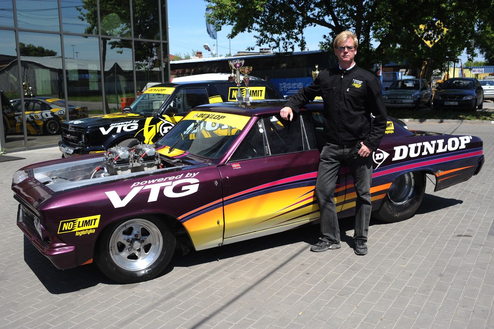 Chevy Chevelle - Mortena Carlsena - mistrz w klasie RWD Drag (aut z napędem tylnonapędowym)