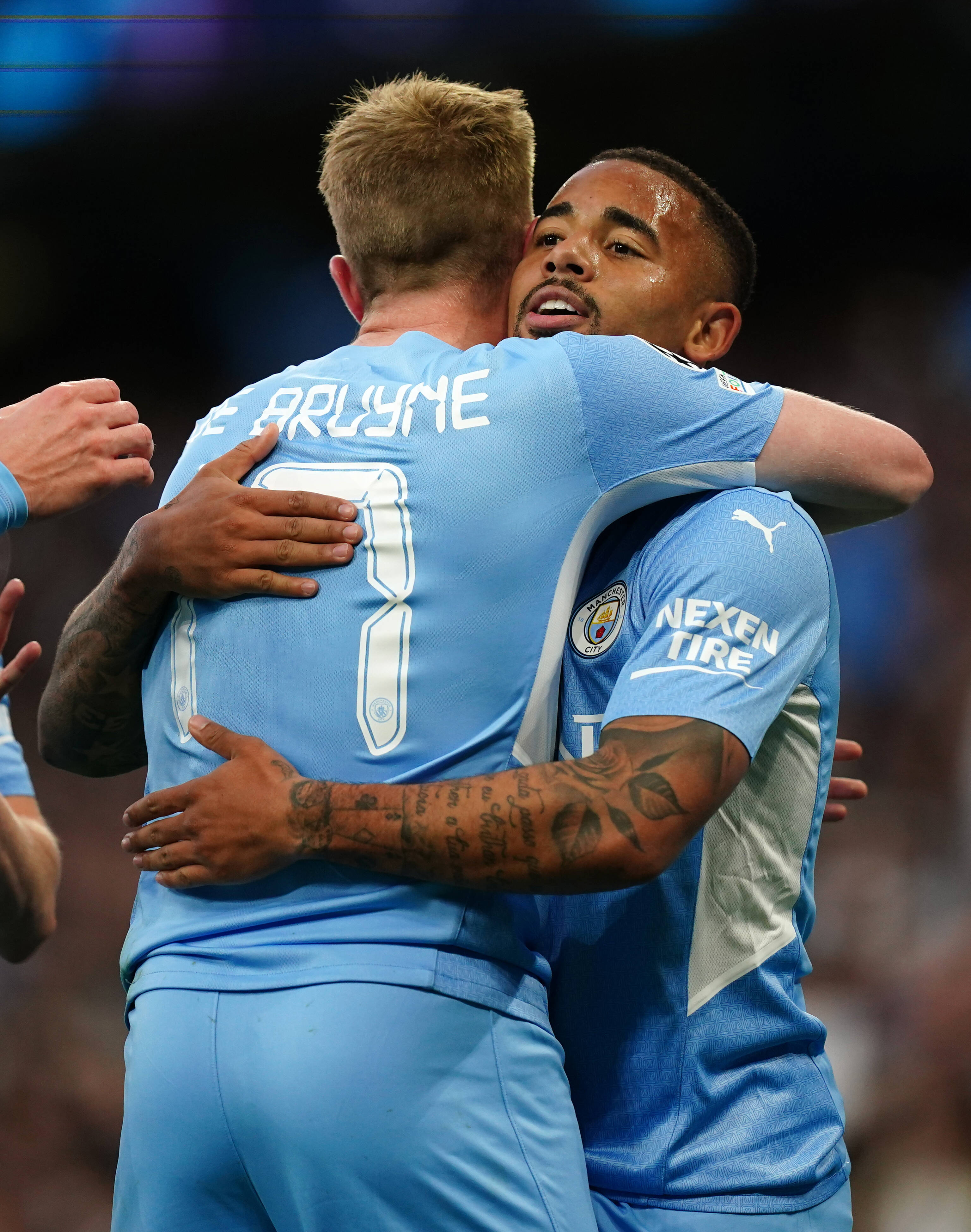 Kevin de Bruyne assisted Gabriel Jesus for Manchester City's second goal against Real Madrid on Tuesday night