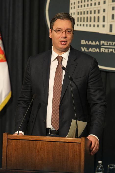 Aleksandar Vuičić na današnoj konferenciji za novinare