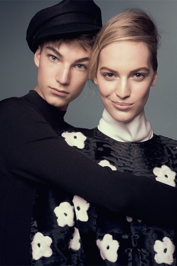 Axente Vanessa és Gustav Swedberg az olasz Vogue-ban