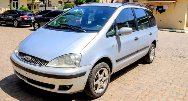 Buba's car gift parked at the Gombe Governor's lodge in Abuja (ChannelsTV) 