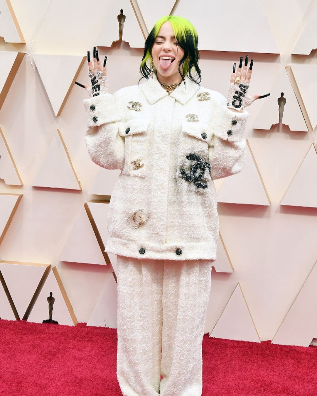 Billie Eilish at the 2020 Oscars Award Show