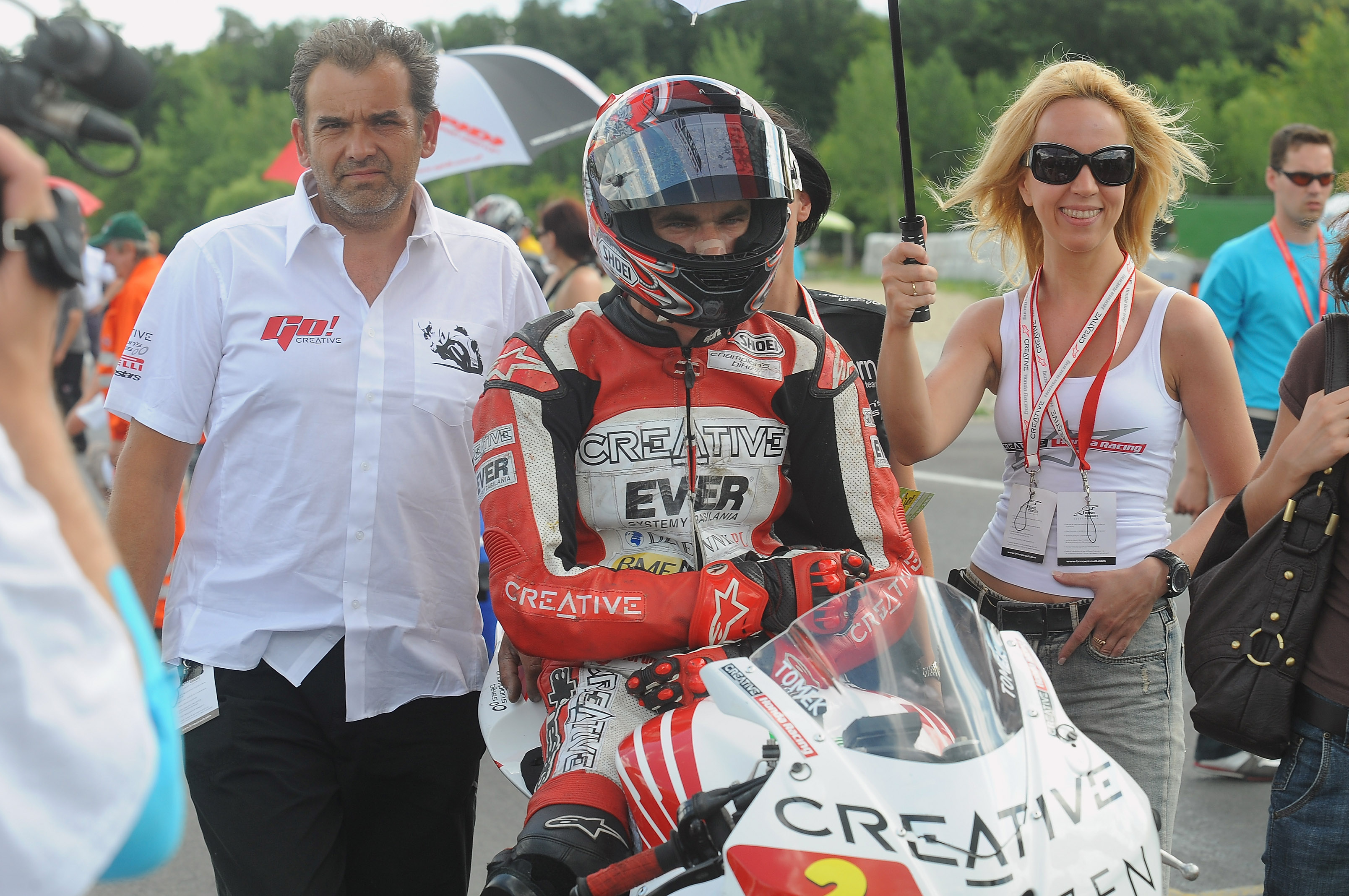 Tomasz Kędzior skupiony przed startem