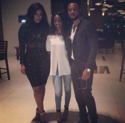 Sandra Okagbue, Flavour and a guest at her birthday dinner