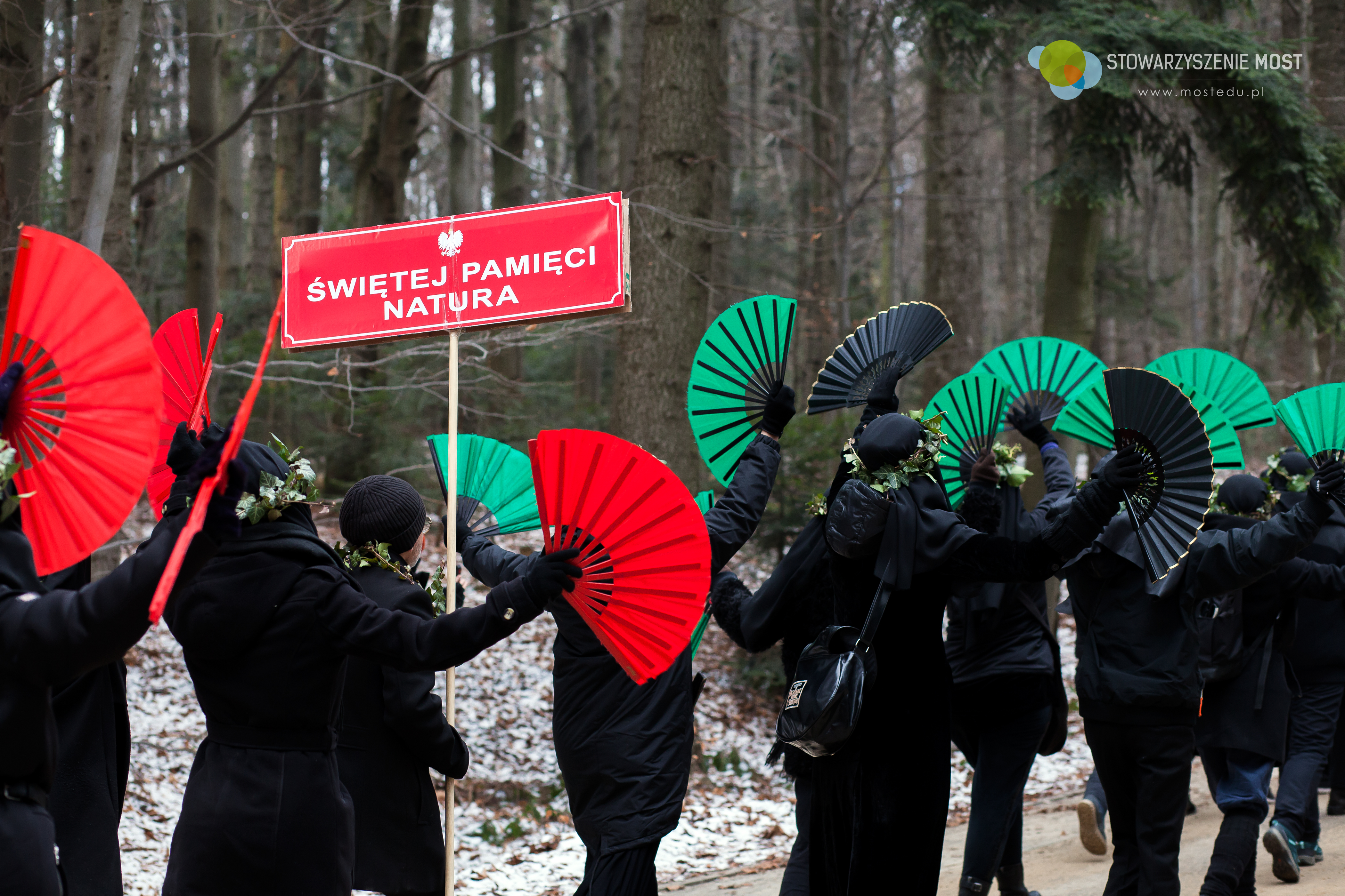 Happening ,,Świętej Pamięci Natura'' fot. Małgorzata Kowal 